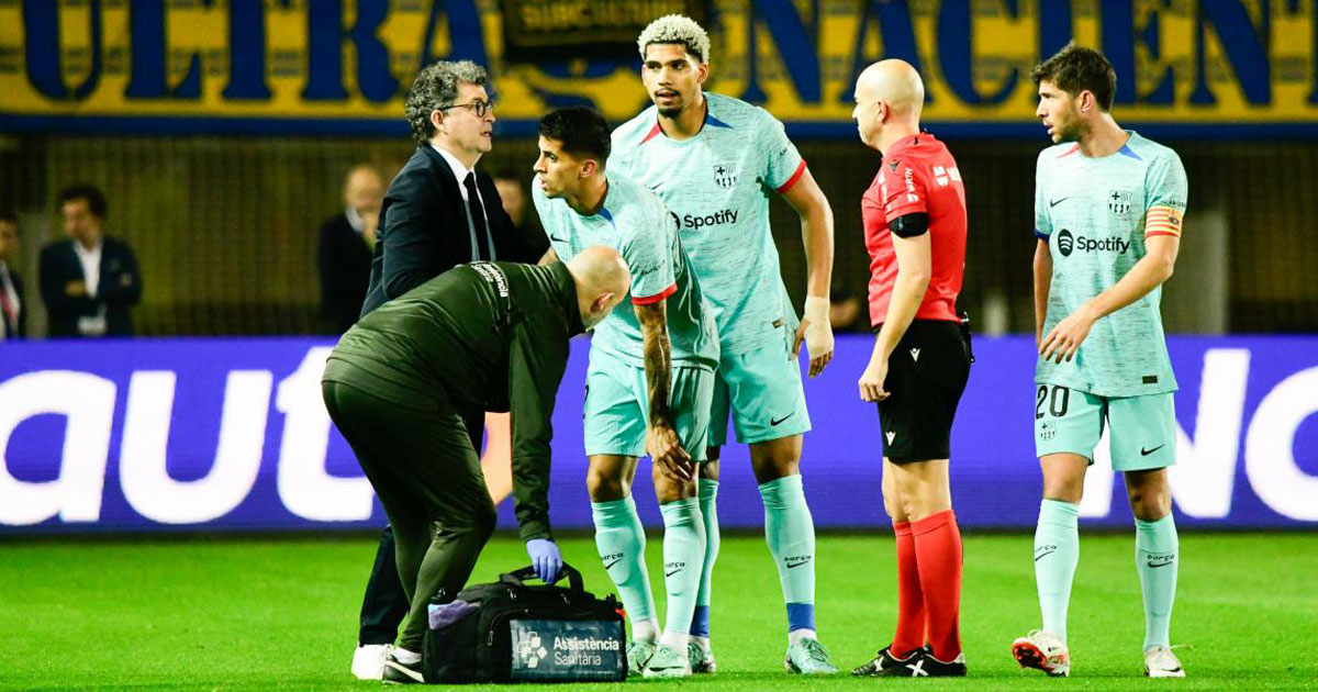 Espagne/Supercoupe: Cancelo sera absent en raison d'une blessure
