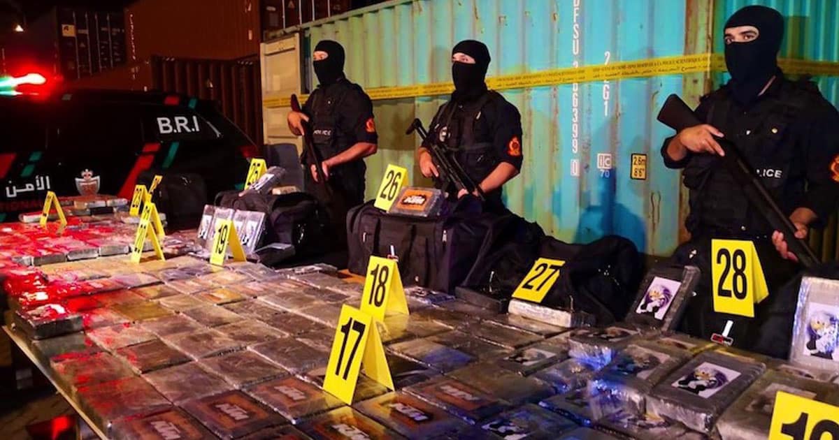 Tanger Med: la police saisit une tonne et 488,8 kg de cocaïne