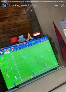 Story Instagram d'Ounahi