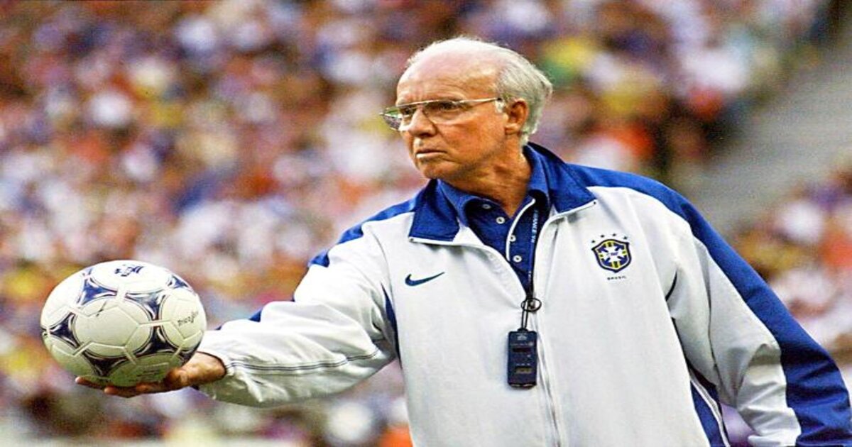Mario Zagallo, légende brésilienne du ballon rond. AFP