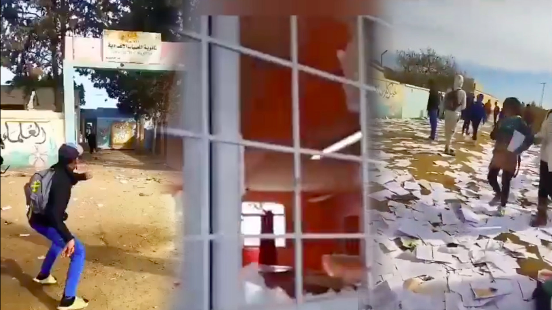 Actes de vandalisme dans un collège de la province de Sidi Slimane.