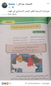 Une page pro-Polisario furax contre la Mauritanie.