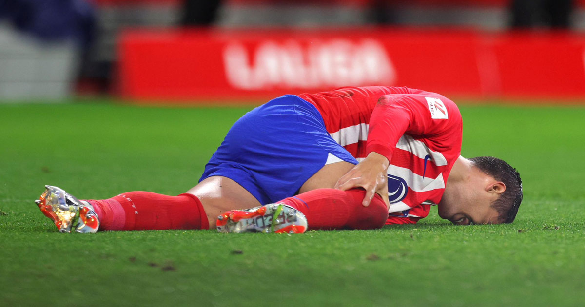 Liga: blessé, l'attaquant de l' Atlético Madrid Alvaro Morata sera absent plusieurs semaines