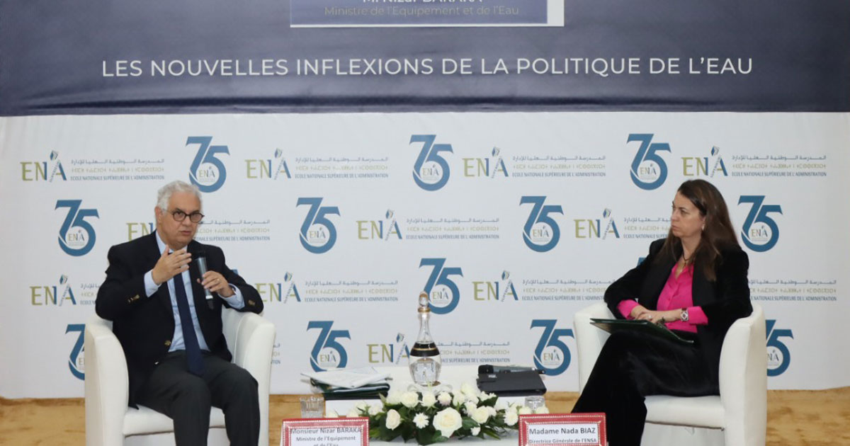 Baraka expose à Rabat les inflexions majeures de la politique hydrique au Maroc