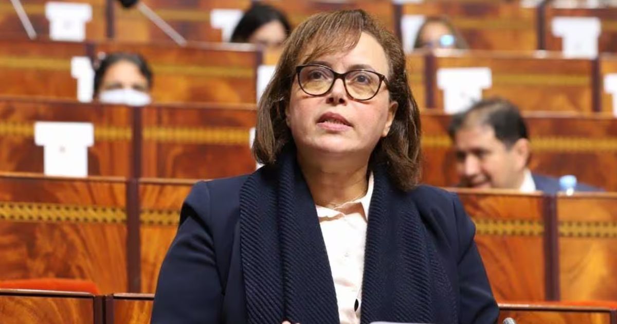 Aawatif Hayar, Ministre marocaine de la Solidarité, de l’Insertion sociale et de la Famille.