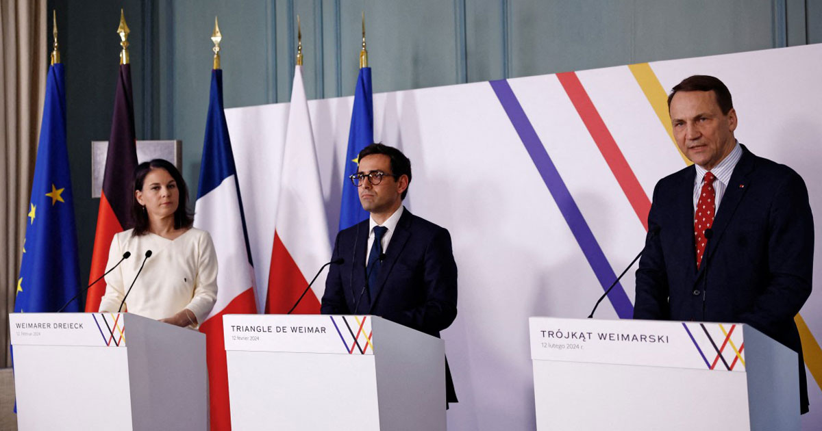 Face aux menaces de Trump à propos de l'Otan, Paris, Berlin et Varsovie plaident pour une Europe unie