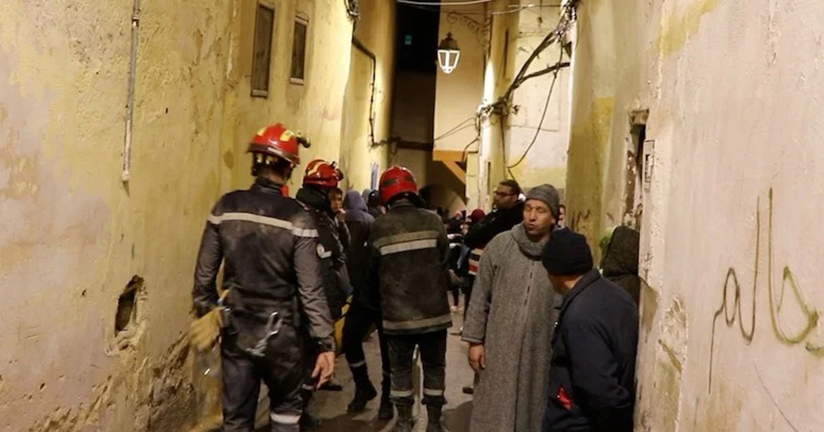 Fès: 5 morts dans un effondrement dans la médina (vidéos)