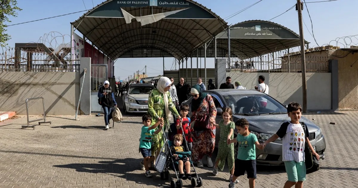gaza egypte zone sinai deplaces