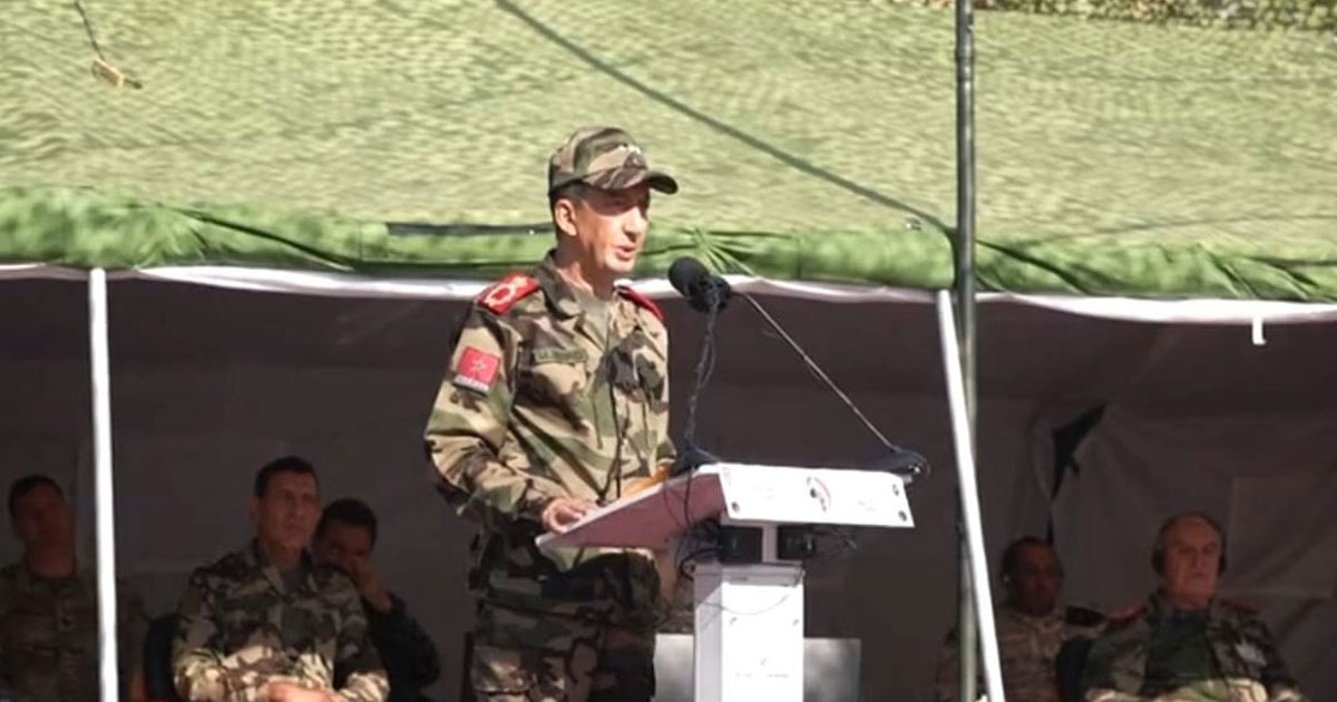 Le Général de Corps d’Armée, Mohammed Berrid, Inspecteur Général des FAR s'entretient avec le Chef d'Etat-Major de la Défense de la Gambie