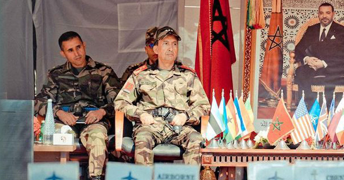 Le Général de Corps d’Armée, Inspecteur Général des FAR s'entretient avec le Chef de la Défense du Royaume de Belgique