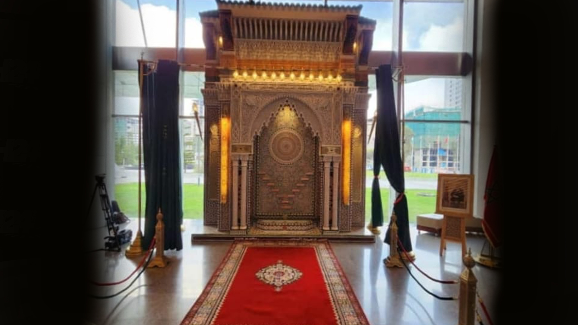 la fontaine offerte par le maroc à l'ua