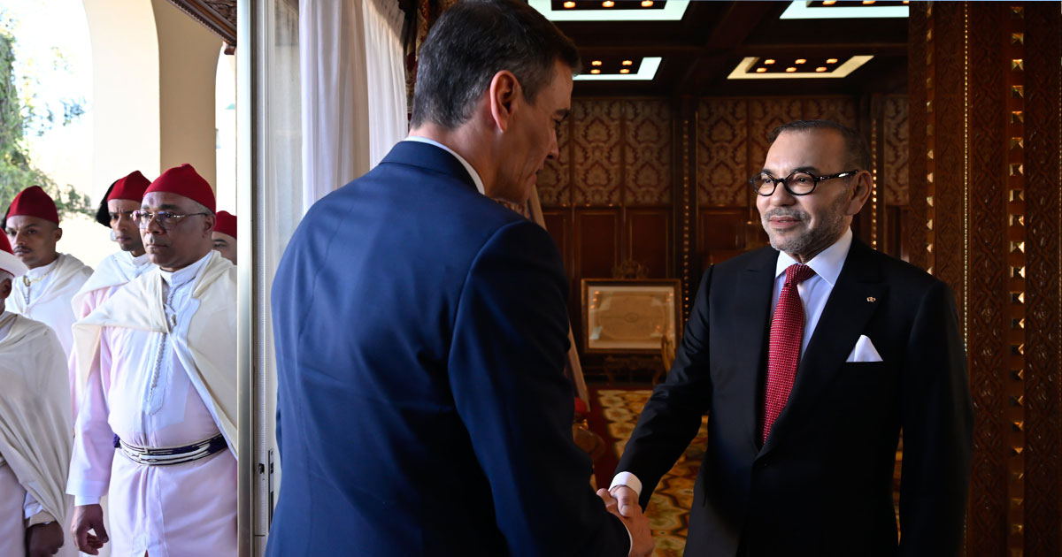 Le Roi Mohammed VI reçoit le Président du gouvernement espagnol Pedro Sanchez