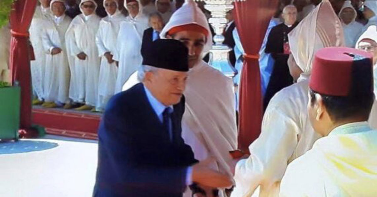 Message de condoléances et de compassion de SM le Roi à la famille de feu Mohamed Bensaïd Aït Idder