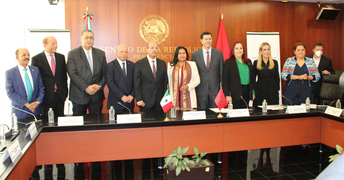 Mayara s'entretient à Mexico avec la présidente du Sénat mexicain