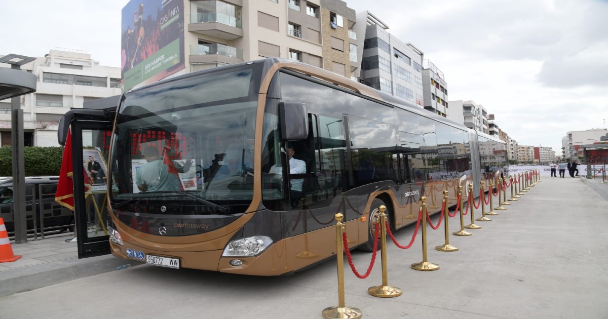 Busway de Casablanca.