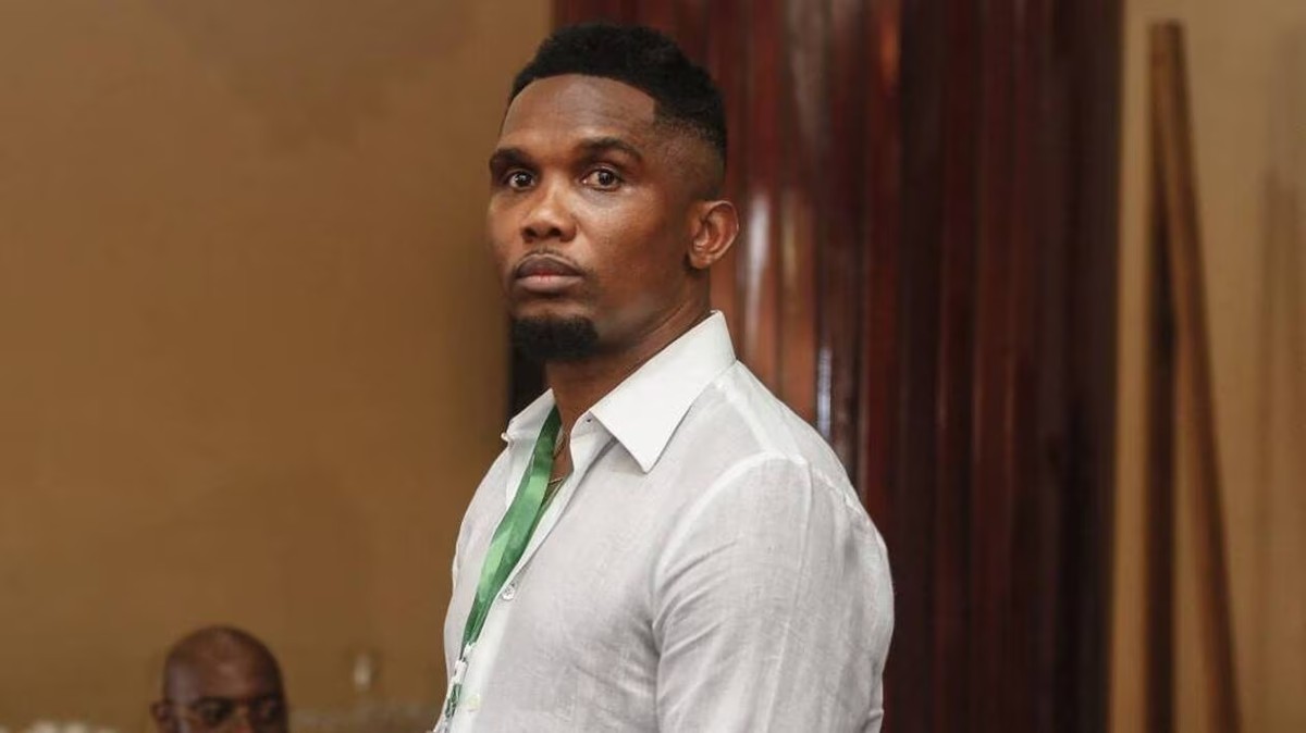 Samuel Eto'o, président de la Fédération camerounaise de football.