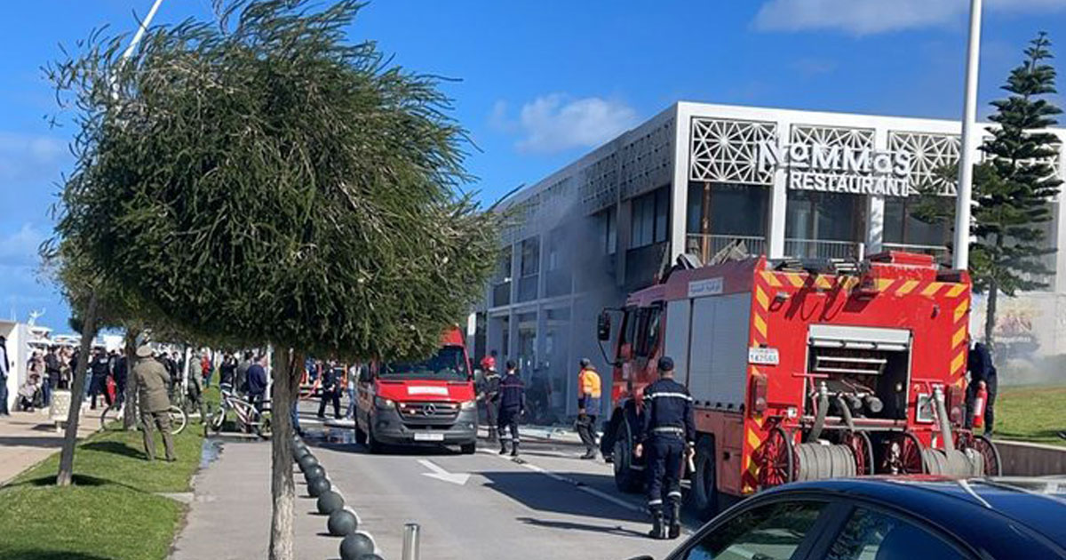 Vidéo. Un mort et plusieurs blessés dans un incendie à la Marina de Tanger