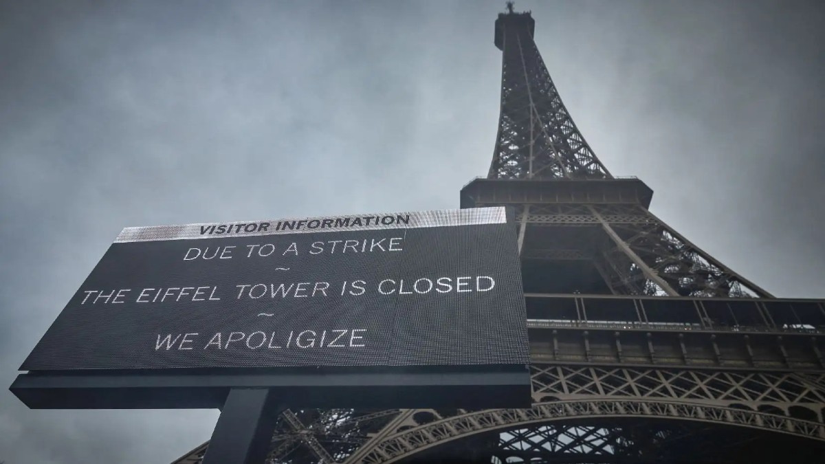 La Tour Eiffel de Paris.