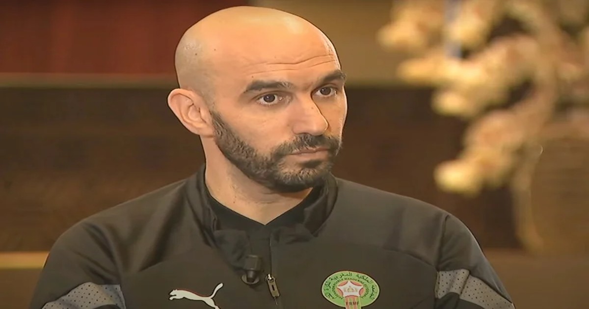 Walid Regragui lors de l'interview accordée à Arryadia après la débâcle en CAN.