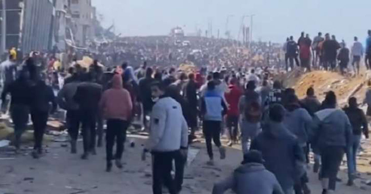 Chaos à Gaza lors d'une distribution d'aide: 5 morts selon le Croissant rouge palestinien