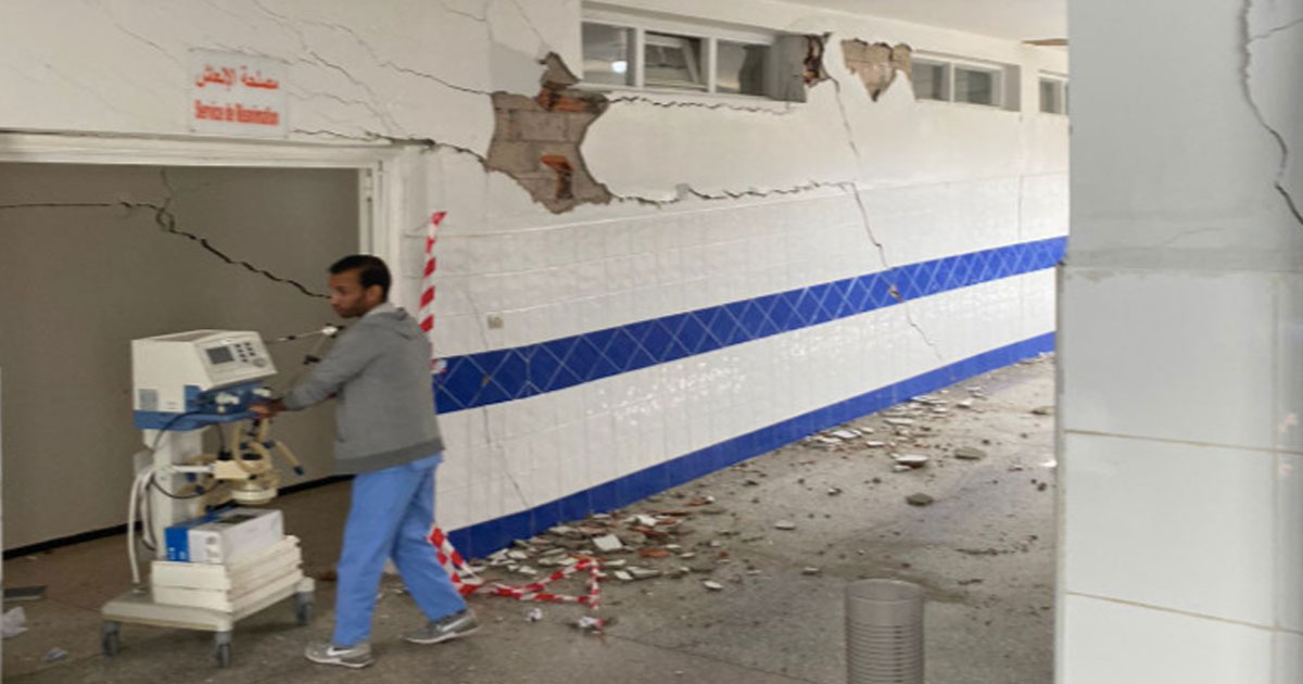 Des effondrements dans le bloc opératoire et la salle de réanimation de l’hôpital de Sidi Kacem