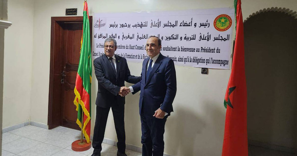 Education: le CSEFRS et son homologue mauritanien renforcent leur coopération