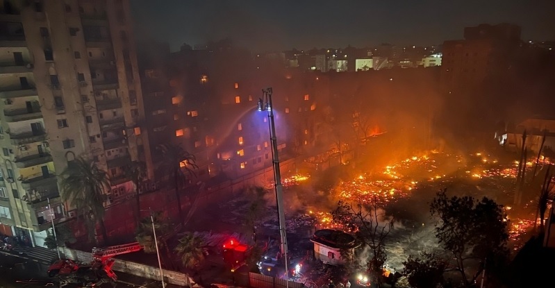 egypte incendie studio al ahram cinema arabe