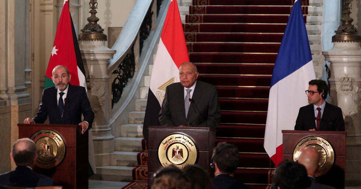 France, Jordanie et Egypte appellent à un cessez-le-feu "permanent" à Gaza