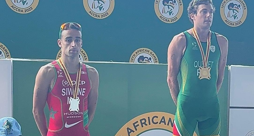 jeux africains marocain badr siwane argent triathlon