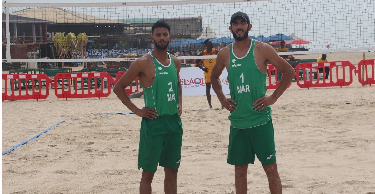 jeux africains beach volley maroc medaille or