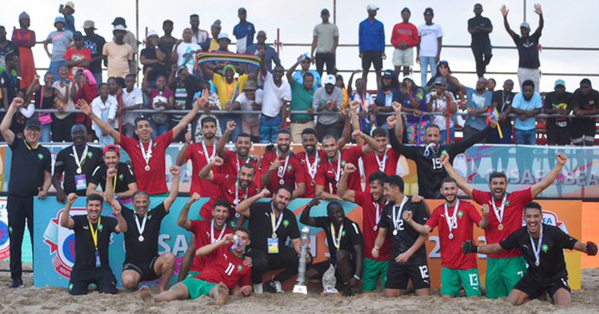 Beach soccer : L’équipe du Maroc remporte la COSAFA Tournament