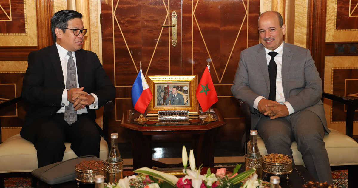 Mayara s'entretient avec l'ambassadeur des Philippines au Maroc