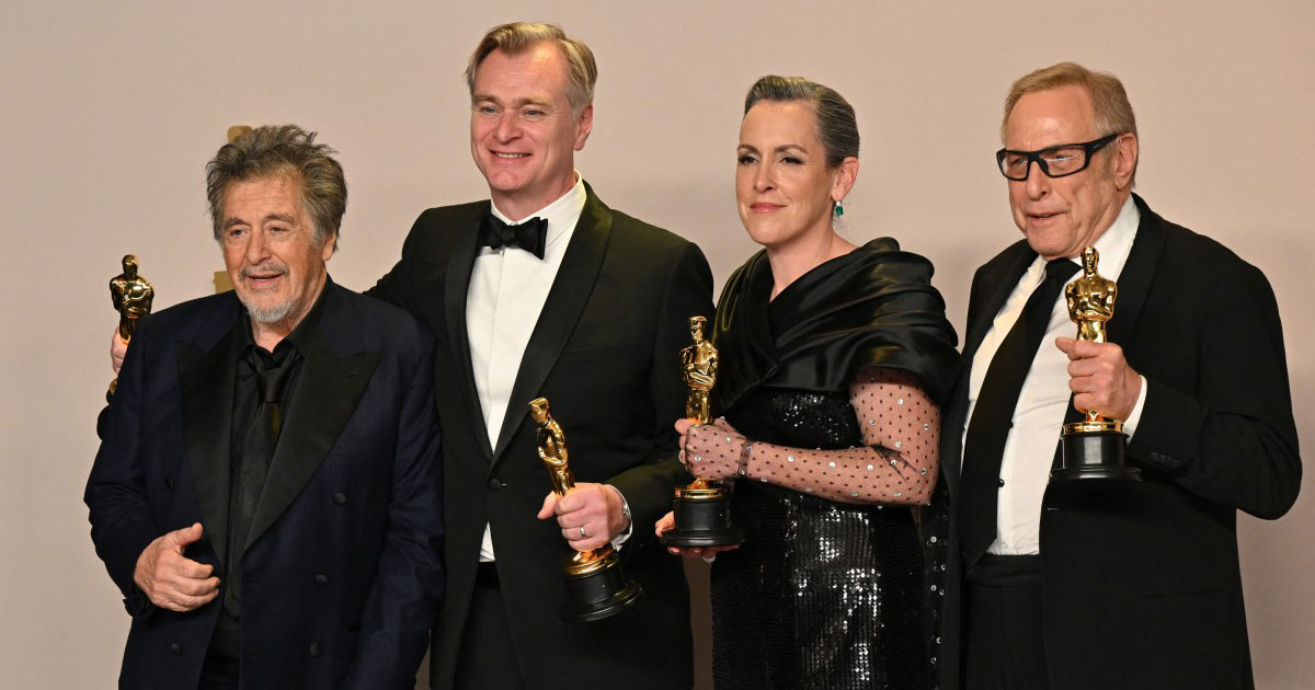 "Oppenheimer" domine les Oscars, "Anatomie d'une chute" primé