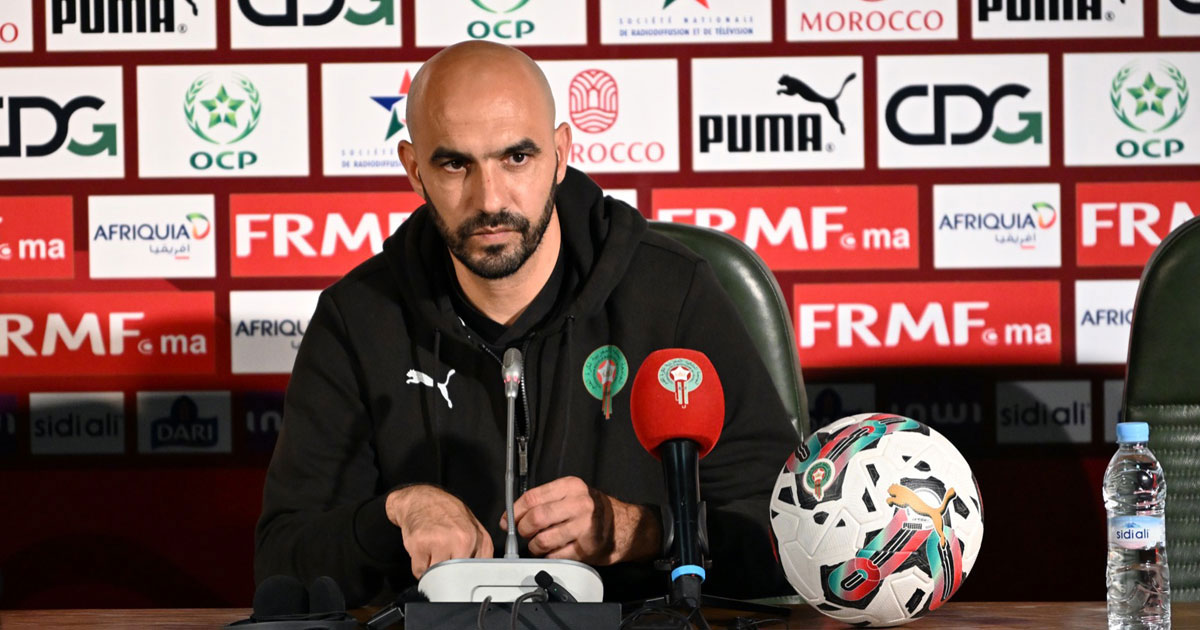 Eliminatoires africaines Mondial-2026: "nous avons fait l'essentiel en gagnant nos trois premiers matchs" (Regragui)