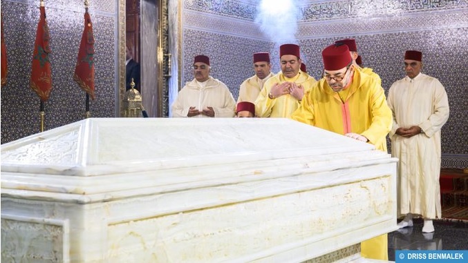 roi recueille tombe mohammed v