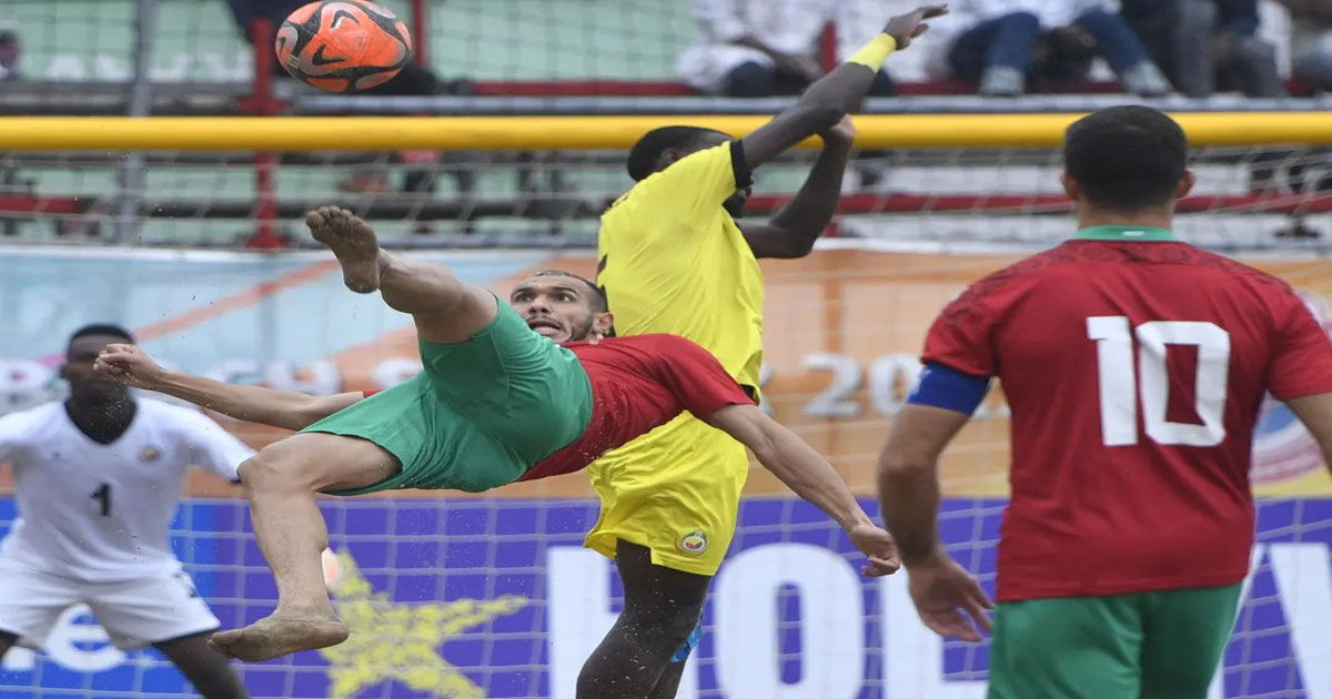 Au Cosafa beach soccer: le Maroc bat le Mozambique (5-2)