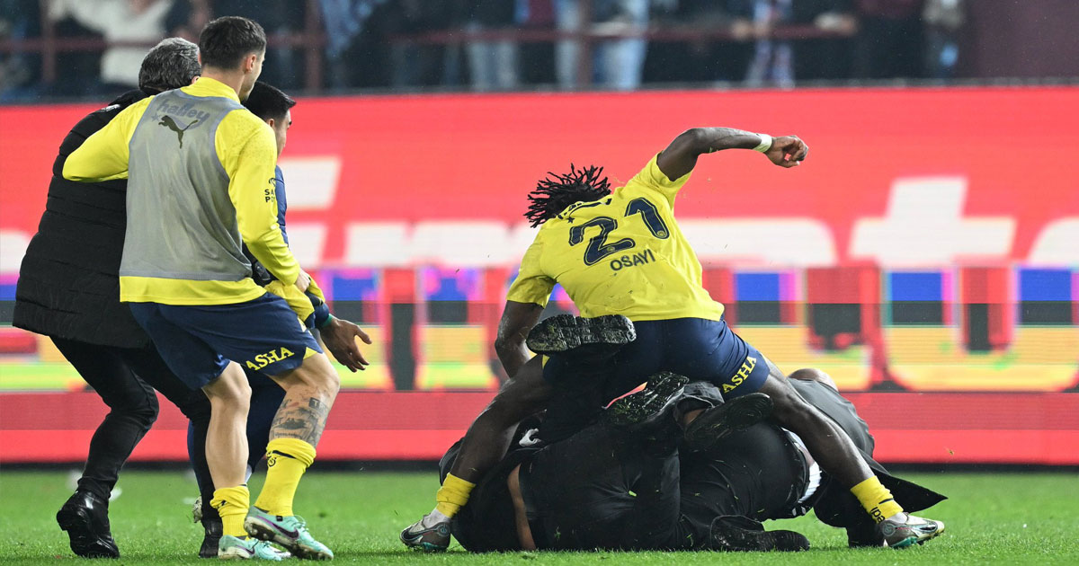 Championnat turc:  des violences opposent supporters de Trabzonspor à des joueurs de Fenerbahce