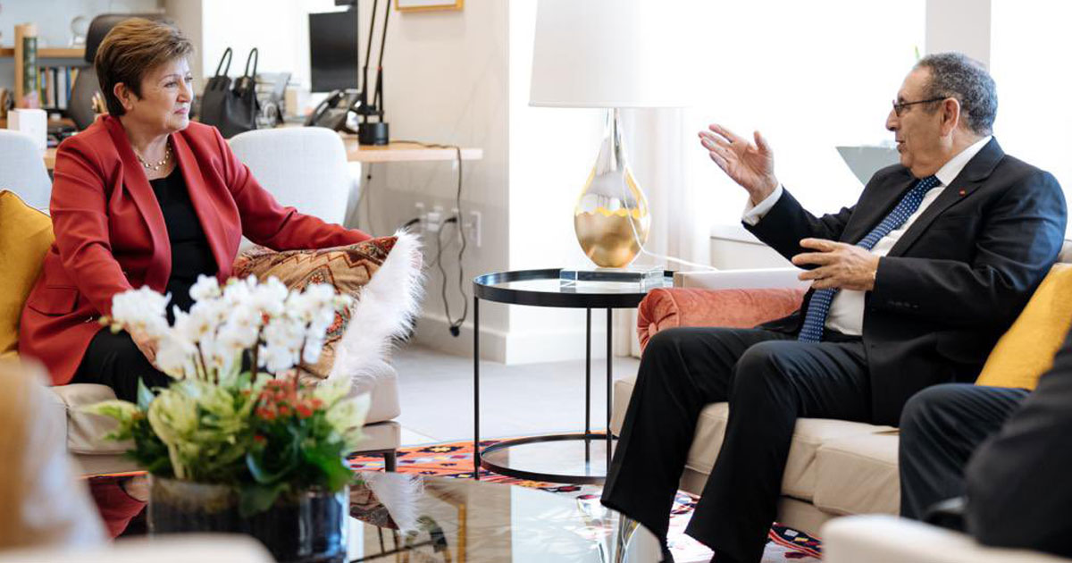 washington youssef amrani reçu par la directrice generale du fmi