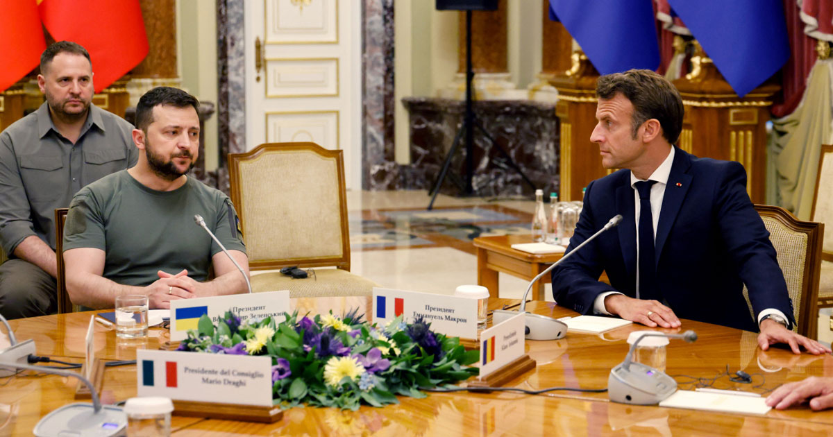 Washington rappelle à Macron que Zelensky "n'a jamais demandé" le renfort de troupes étrangères