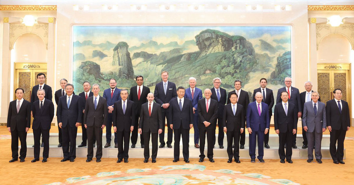 Xi Jinping reçoit des représentants américains du monde des affaires 