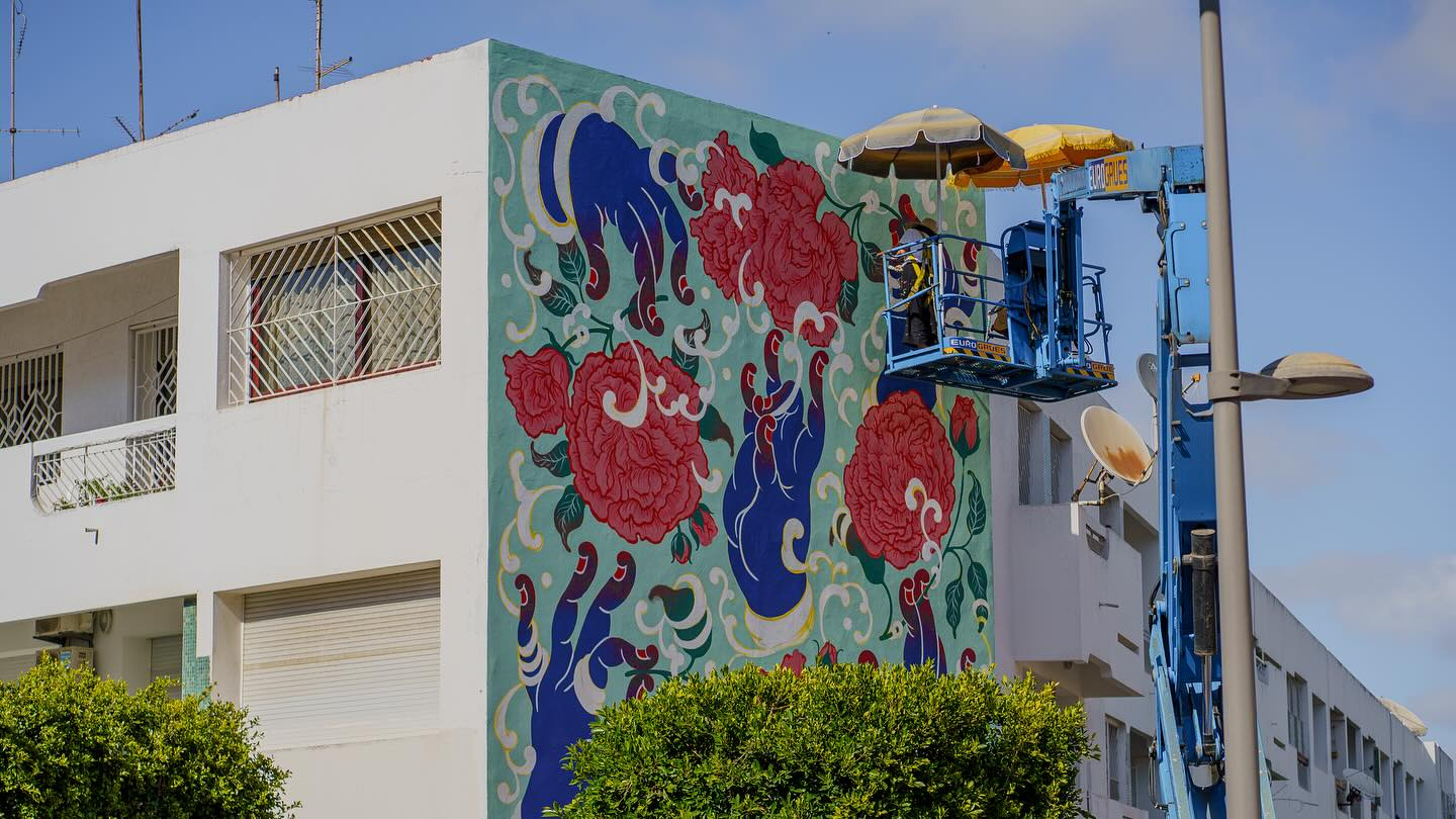 Neuvième édition du festival Jidar Street Art de Rabat.