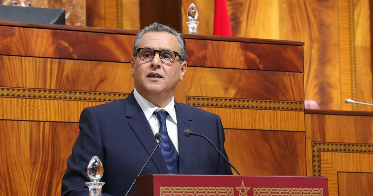 A mi-mandat, Akhannouch considère que "l'Etat social est une réalité" grâce à la vision éclairée du Roi 