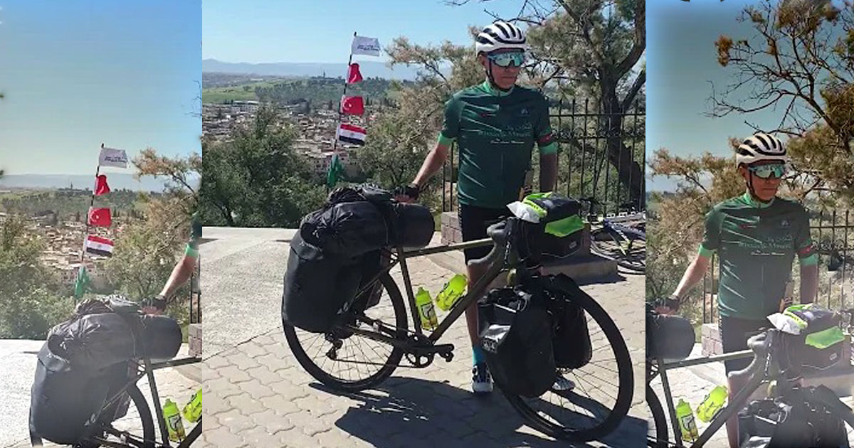 Le cycliste Driss Alami Marrouni entame un voyage de Fès jusqu’à la Mecque