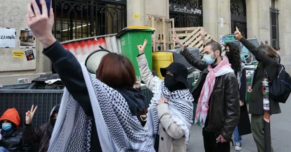 la mobilisation pro palestinienne a sciences po paris se poursuit