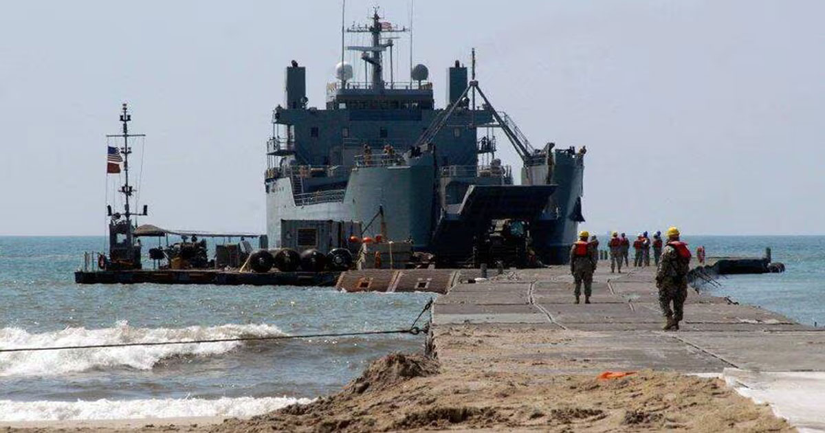 Pentagone: les Etats-Unis ont commencé la construction d'une jetée à Gaza