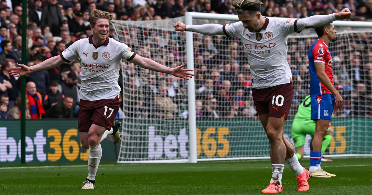 Vidéos. Premier League: De Bruyne porte Manchester City à Crystal Palace (4-2)