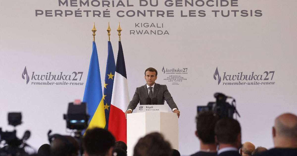 Rwanda: pour Macron, la France "aurait pu arrêter le génocide" mais n'en a "pas eu la volonté"