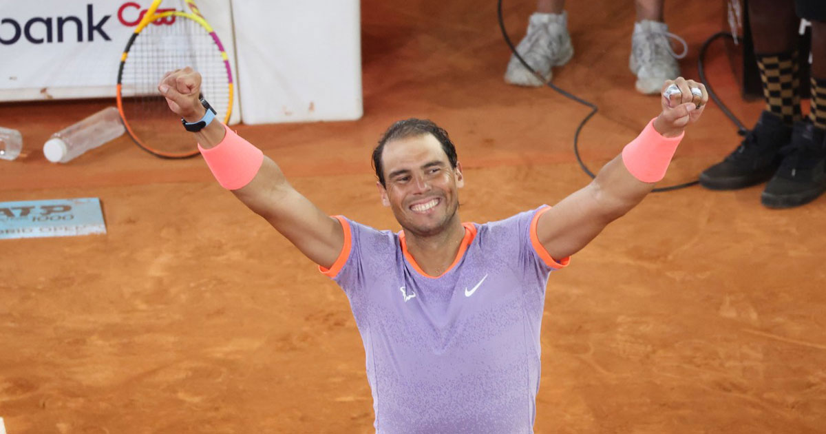 Vidéo. A Madrid, Nadal passe Cachin caha et accumule du temps de jeu