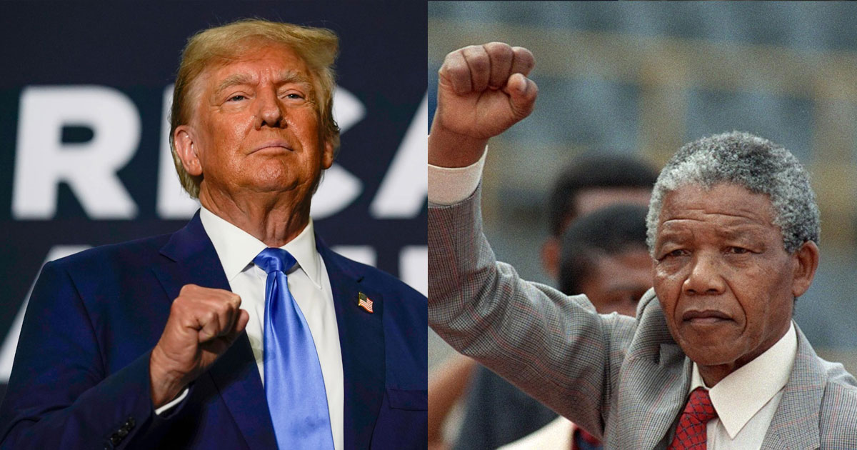 Trump se compare à un "Mandela des temps modernes"