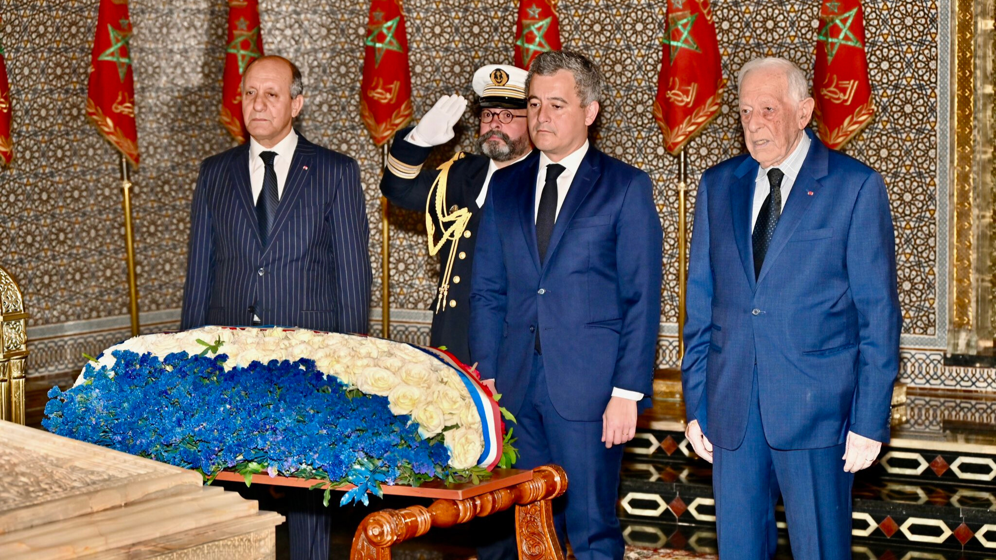 gérald darmanin mausolée mohammed v
